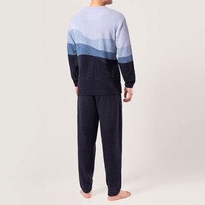 Ensemble de survêtement deux pièces en molleton 100 % coton personnalisé pour homme – Respirant, épais, grande taille, séchage rapide - Product Image 2