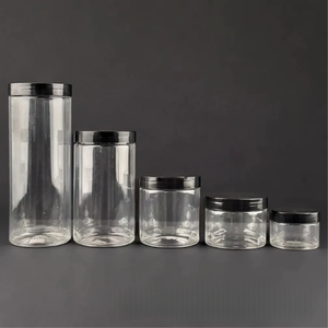 ขวดโหลพลาสติก PET ทรงกลมสำหรับเก็บอาหารพิมพ์โลโก้แบบกำหนดเองสำหรับถั่วแห้งและเมล็ดพืชจากโรงงานเวียดนาม - Product Image 1