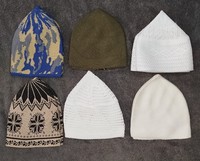 Vente en gros usine – Bonnets Kufi musulmans en coton tricoté à la machine de haute qualité, ajustables, pour l'extérieur, décontractés ou formels, toutes saisons