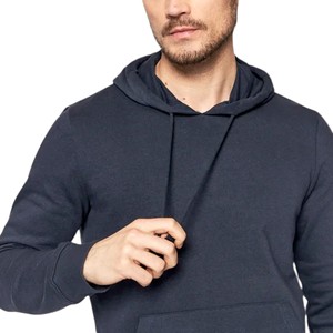 Sudadera con capucha gris oscuro personalizable Unisex 100% algodón suave polar para ropa informal de invierno e impresión - Product Image 2