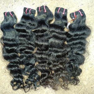 Virgin Indian and Brazilian Remy Hair Extensions Natural <b>Body</b> <b>Wave</b> Style Made From Human Hair - Product Image 1