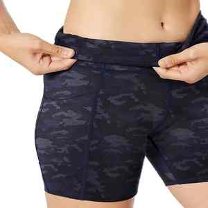 Pantalones cortos de verano de cintura alta para mujer Casual algodón poliéster Terry nuevo diseño patrón Etiqueta Privada sublimación impresa al aire libre - Product Image 4