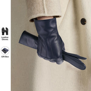 Guantes de Vestir de Cuero Genuino de Alta Calidad al por Mayor, Último Estilo de Moda, para Uso Diario en Exteriores en Invierno, para Clima Frío - Product Image 4