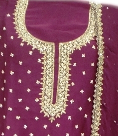 Designer moderne non cousu brodé à la main indien mode avant costumes de style traditionnel pour les femmes élégante fête chère - Product Image 4