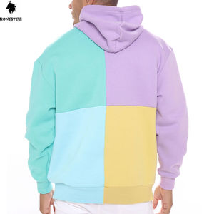 Sweat-shirts à capuche oversize pour hommes en coton épais de haute qualité avec impression en relief, survêtement uni 100 % coton avec logo pour l'hiver - Product Image 3