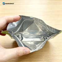 Op maat gedrukte, voedselveilige aluminiumfolie stand-up pouch met ritssluiting, hersluitbaar Doypack voor verpakkingen van gedroogd fruit.