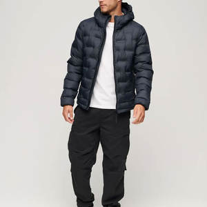 New design two-tone patchwork satin nylon cotton <b>padded</b> cropped puffer jacket <b>women</b> stand collar <b>winter</b> down <b>coat</b> - Product Image 3