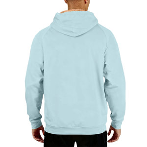 Wholesale New Fashion Winter Men's Regular Fit Fleece <b>Hoodies</b> <b>Plain</b> Dyed Breathable Cotton Blended Customized Logo <b>Hoodies</b> - Product Image 2