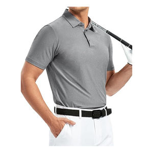 La mayoría de las camisetas de golf 2025 de tendencia para hombres, Polo de ajuste seco, camisa con cuello de manga corta con poliéster 100% de alta calidad y Premium - Product Image 1
