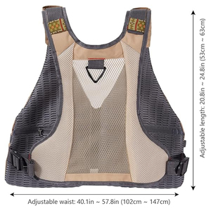 เสื้อชูชีพตกปลาที่ทนทานและน้ำหนักเบามีแถบสะท้อนแสง - Product Image 3