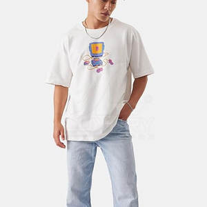 Camiseta Extra Grande de Moda para Hombre 2025, Camiseta Cómoda para el Verano, Precio de Fábrica, Mejor Material, Camiseta Extra Grande - Product Image 2