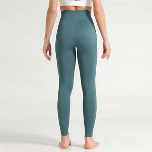 Ropa deportiva Ropa de gimnasio Ropa deportiva Mujer Ropa de fitness Pantalones de yoga Mujer Leggings Slim Fit Yoga Mujeres Legging Venta al por mayor Tarifa OEM Personalizado - Product Image 3