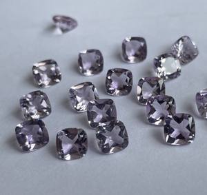 Coussin en améthyste rose naturelle 6mm à facettes de qualité supérieure-Coussin en améthyste rose Pierre précieuse en vrac - Product Image 1