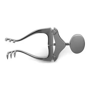 Medic Instrument Jansen Esparcidor de heridas con tornillo de ajuste Sharp 10 cm-Esparcidores de heridas Retractor de cuero cabelludo Jansen de calidad - Product Image 5