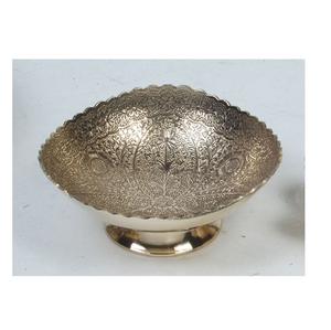 Nouveauté : Bol décoratif en métal de qualité durable pour table, en aluminium, pour servir des fruits, des en-cas, des fruits secs - Product Image 3