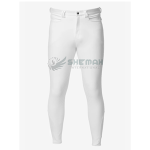 กางเกงขี่ม้าชายกางเกงขี่ม้ายืดทนทานพร้อมผ้ารัดเข่าระบายอากาศได้ดีสำหรับฝึกซ้อมและโชว์ - Product Image 1