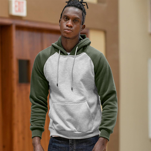 Sweat-shirt à capuche en molleton tricoté 100% coton avec logo personnalisé pour hommes, hiver - Product Image 4