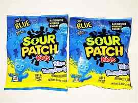 Wholesale Blue Sour Patch 16oz - Blue Raspberry