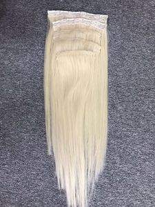 Extensions de cheveux vierges 100% lisses naturels de luxe en gros Cheveux humains vietnamiens à clipser pour filles de couleur naturelle - Product Image 4