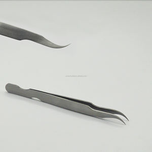 ชุดแหนบแยกขนตา2ชิ้นทำจากสเตนเลสสตีลปลายละเอียดสีทองและสีบรอนซ์สำหรับการต่อขนตา - Product Image 5