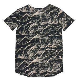 เสื้อยืดผ้าฝ้าย100% สำหรับผู้ชายเสื้อยืดคอกลมโอเวอร์ไซส์ไหล่ตกเสื้อยืดเปล่าสำหรับผู้ชายดีไซน์โลโก้ตามสั่ง - Product Image 5