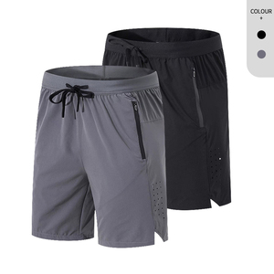 Pantalones cortos deportivos de secado rápido con cintura elástica - Product Image 1