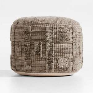 Pouf moderne en coton tissé à la main, assise multifonctionnelle avec design bohème, confort et style améliorés par ITHL - Product Image 5