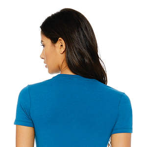 T-Shirt moulant pour femmes, 100% Airlume, en coton peigné avec anneau, 4.2 oz - Product Image 6