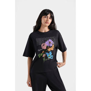 Camiseta deportiva de manga corta de poliéster para mujer, ropa de gimnasio de secado rápido personalizada, camisetas lisas de Yoga ajustadas de entrenamiento transpirable - Product Image 5