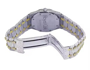 Unisex Elegant Indian Diamond Stainless Steel Analog Watch Luxury Quartz for Boys & Girls Classic Wedding <b>Festive</b> & Office <b>Wear</b> - Product Image 5