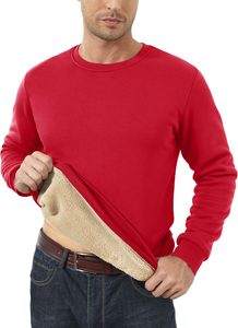 Sudadera de Invierno para Hombre, de Forro Polar, Sin Forro, Bordada, de Cuello Redondo, Estilo Holgado, GK Leather Industries - Product Image 2