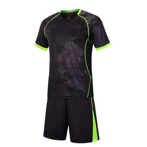 Ensemble d'uniformes de football unisexe de haute qualité Maillot de haute équipe Vêtements de football avec logo personnalisé brodé Survêtement inclus - Product Image 5
