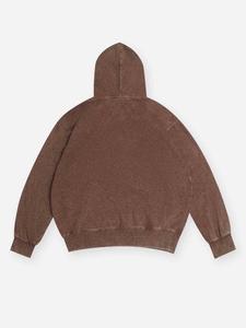 Sweat à capuche personnalisé OEM avec broderie imprimée du logo Pull surdimensionné personnalisé Sweatshirts unisexes en vrac en gros - Product Image 4
