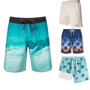 Ropa de playa de alta calidad para hombre, bañadores, bañadores de LICRA/poliéster, pantalones cortos de playa para hombre de secado rápido - Product Image 1