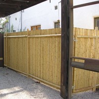 VENTE EN GROS 100% CLÔTURE EN BAMBOU NATUREL Nature Jardin Bambou Clôture Bambou Roulé