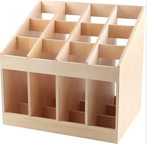 Estante Plegable de Madera para Guardar Esterillas de Yoga y Fitness - Product Image 6