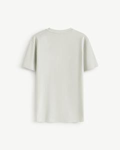 เสื้อยืดคอกลมแขนสั้นผู้ชาย ทรงหลวม ผ้าคอตตอนผสมโพลีเอสเตอร์ ระบายอากาศได้ดี ไม่เป็นขุย เป็นมิตรกับสิ่งแวดล้อม - Product Image 2