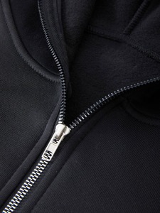 Nouvelle sérigraphie de logo personnalisé de haute qualité avec fermeture éclair complète Sweat à capuche d'hiver lourd - Product Image 3