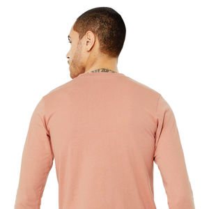 100% Airlume – T-Shirt à manches longues en coton peigné et anneau, simple, argent 4.2 oz, col ras du cou classique, Jersey unisexe - Product Image 6