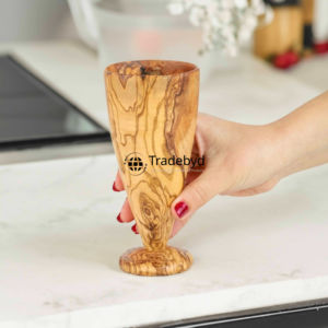 Wooden Glass for Eco Homes Handmade Tumbler for Daily Drinks Rustic Kitchen Decor and Gift <b>Hampers</b> by Tradebyd - Product Image 1