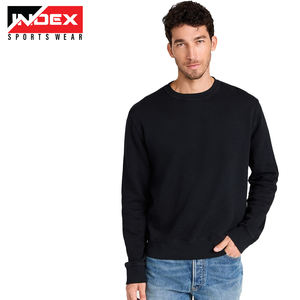 Sudaderas informales de manga larga con cuello redondo para hombre, sudadera de algodón con logotipo personalizado - Product Image 2