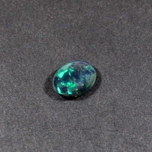 1 Piece Natural Black <b>Opal</b> 13X10MM Oval Cabochon 2.30Cts Gemstone Loose for Jewelry Making - Product Image 4