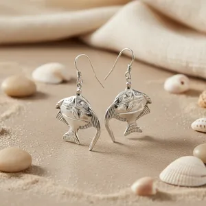Boucles d'oreilles pendantes en argent sterling 925 pour femmes, avec perle d'eau douce, émeraude, diamant, plaqué or, hypoallergéniques, à crochet - Product Image 2
