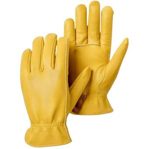 Gants de travail en cuir de chèvre vêtements de sécurité réfléchissants travail industriel abrasion résistant à la chaleur entraînement respirant - Product Image 1