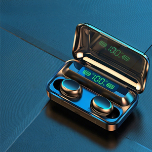 หูฟังไร้สายบลูทูธ 5.2 รุ่นพรีเมียม Sower F9-5 Mini TWS In-Ear พร้อมจอแสดงผลดิจิตอล เสียงคุณภาพสูง Hi-Fi สำหรับเล่นเกมส์ พร้อมกล่องชาร์จ - Product Image 3
