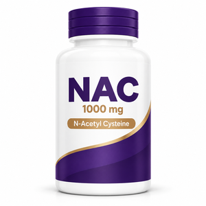 Comprimés de NAC (N-Acétylcystéine) 1000mg, 120 unités, Marque Privée OEM, Soutien Antioxydant, Supplément d'Acides Aminés, Logo Personnalisé - Product Image 1