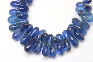 Handmade Natural Kyanite Faceted 6-Inch Drop <b>Beads</b> High Quality Blue Loose Pendant <b>Bracelet</b> <b>Beads</b> for Jewelry Making - Product Image 2