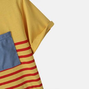 Corps ajusté T-shirt hommes sport décontracté T-shirt uni fabriqué en coton Polyester bras serré noir 100% coton teint t-shirts tricotés - Product Image 6