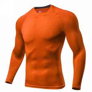 Camisetas Deportivas de Compresión Transpirables para Hombre, Camisetas Deportivas para Gimnasio, Entrenamiento, Fitness, Running, Secado Rápido, Capa Base - Product Image 4