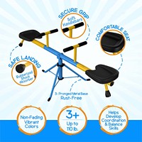 Comprar balancín de metal giratorio Totter equipo de parque infantil para jardín al aire libre columpio interior, 2 asientos